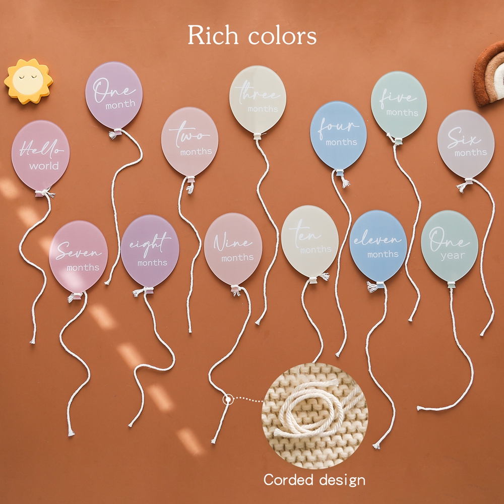13PCS Acrylic Balloon Baby Mil - đánh giá và giá Baby Nursery Age