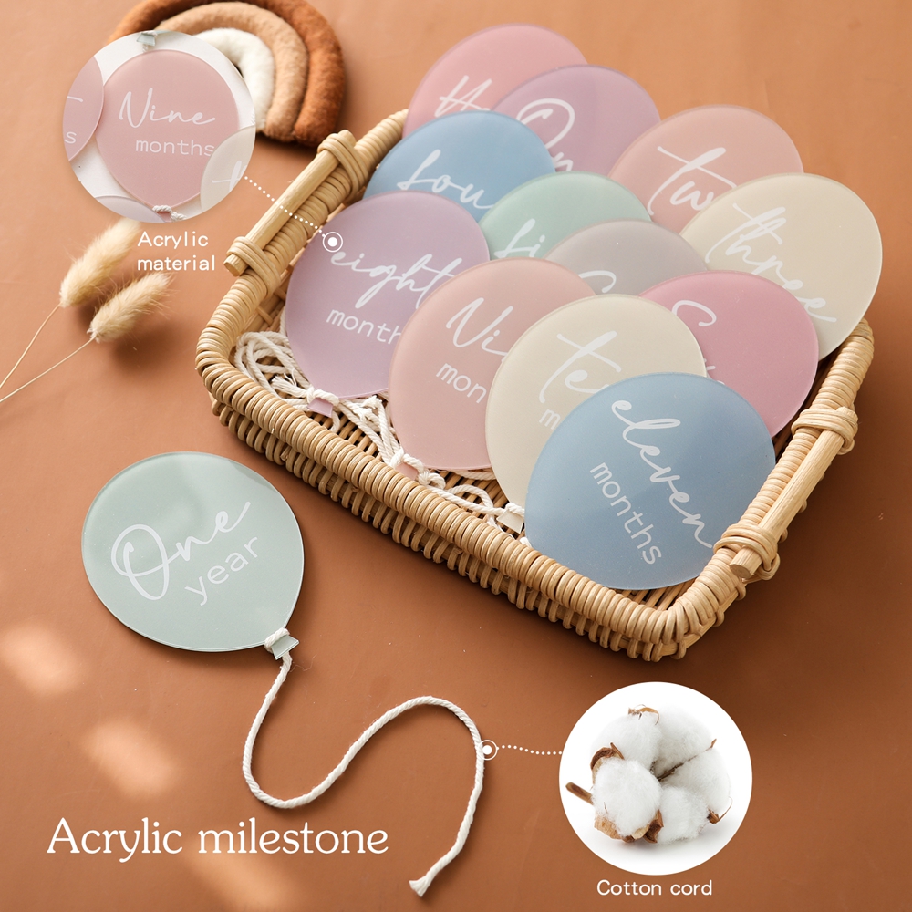 13PCS Acrylic Balloon Baby Mil - đánh giá và giá Baby Nursery Age