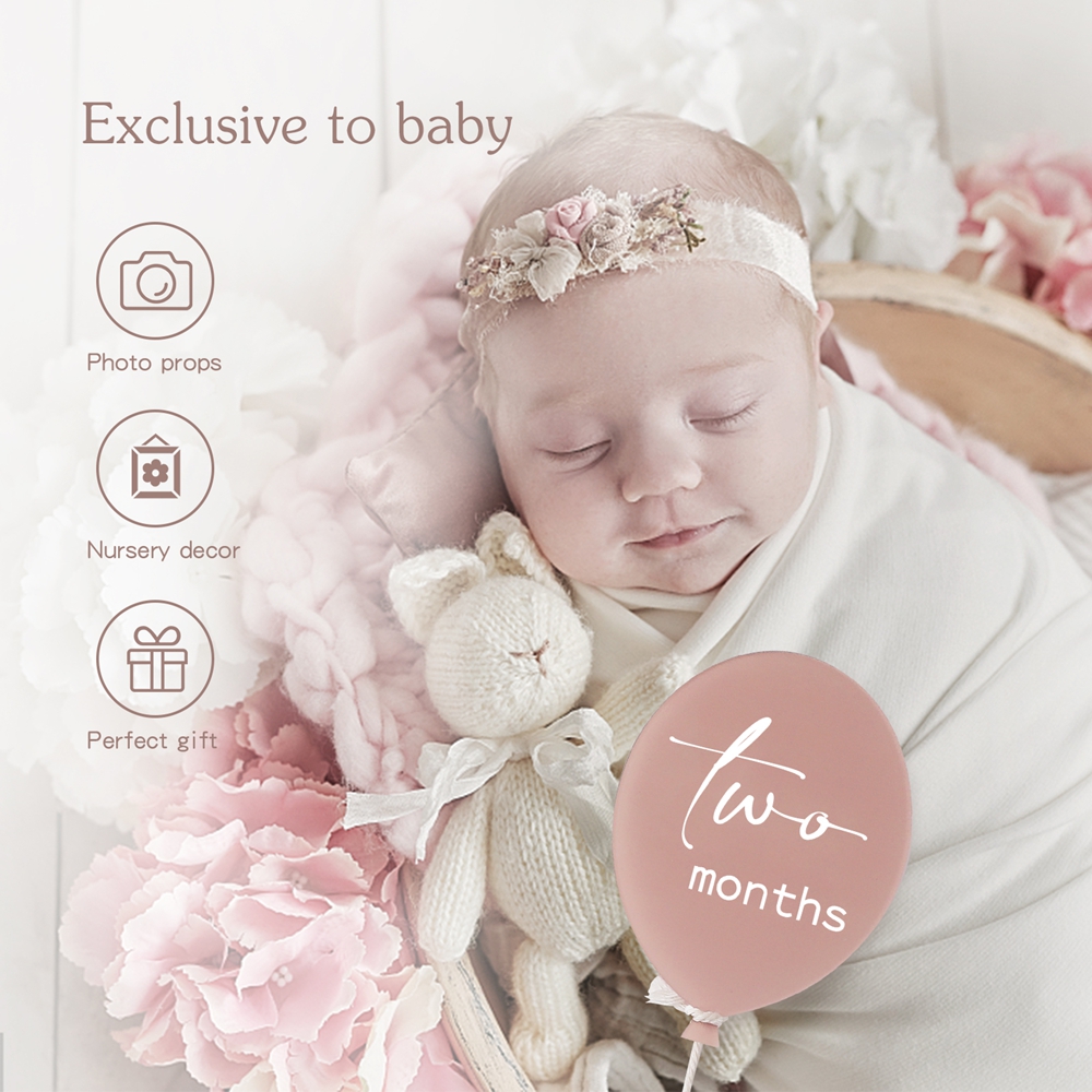 13PCS Acrylic Balloon Baby Mil - đánh giá và giá Baby Nursery Age