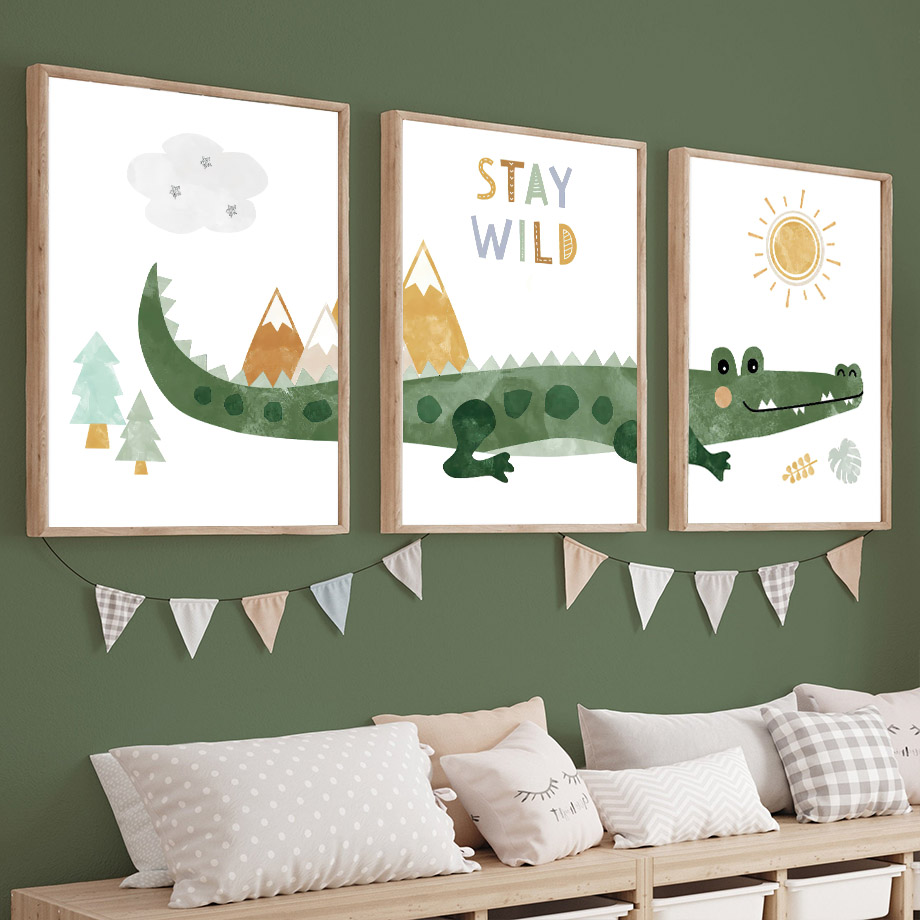 Crocodile Balloon Lion Elephan - đánh giá và giá Baby Nursery Animal Pictures