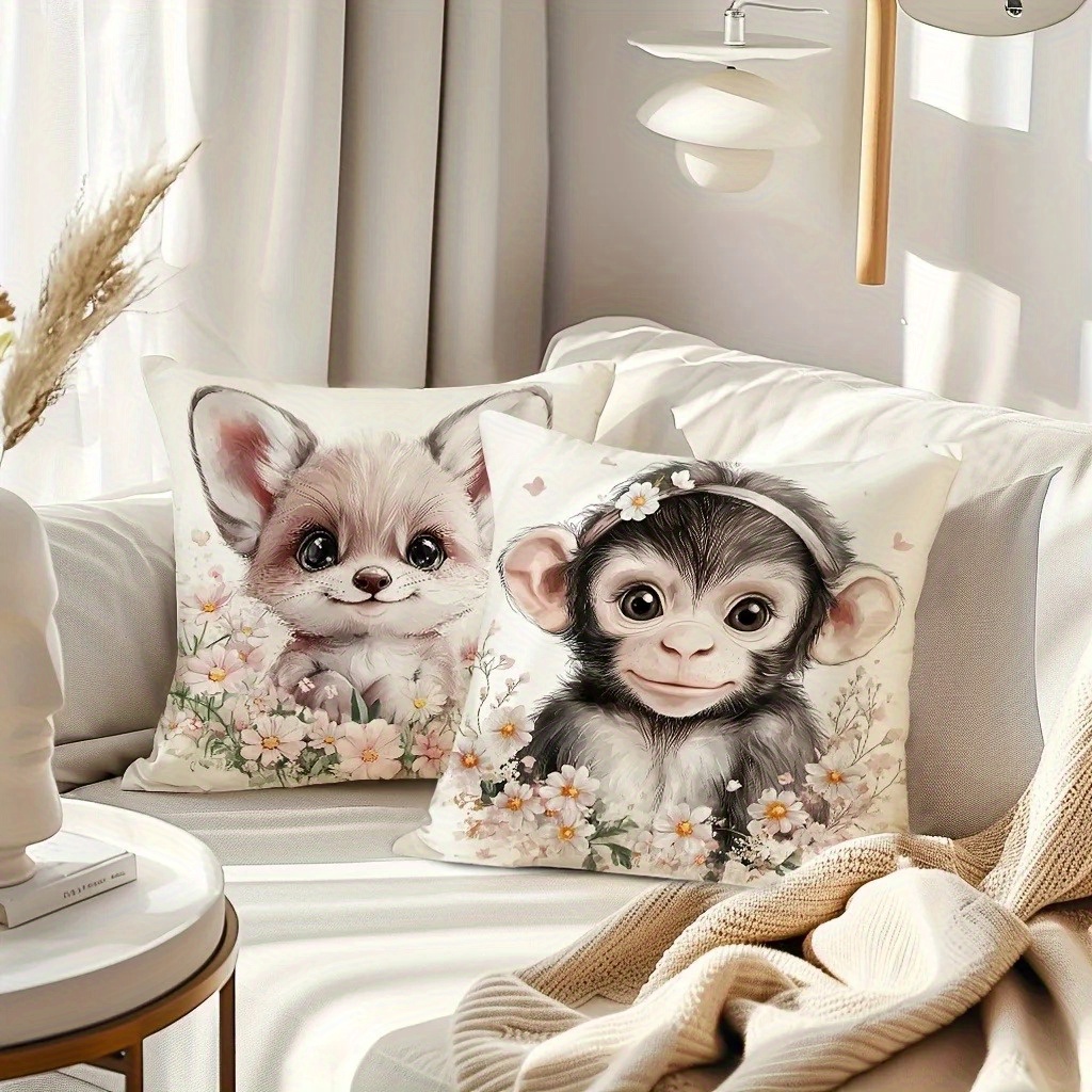 Cute Baby Farm Animal Throw Pi - đánh giá và giá Baby Nursery Pillow