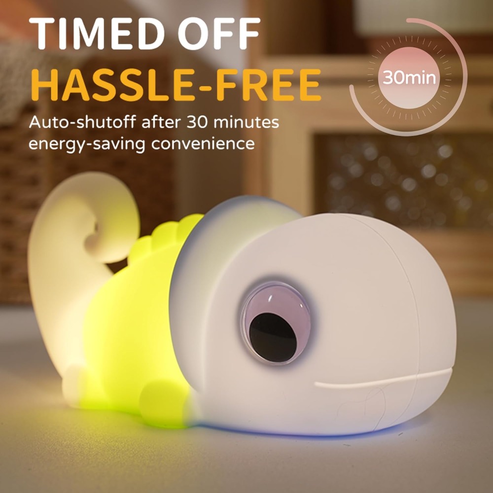 Soft Silicone Chameleon Night  - đánh giá và giá Baby Nursery Light