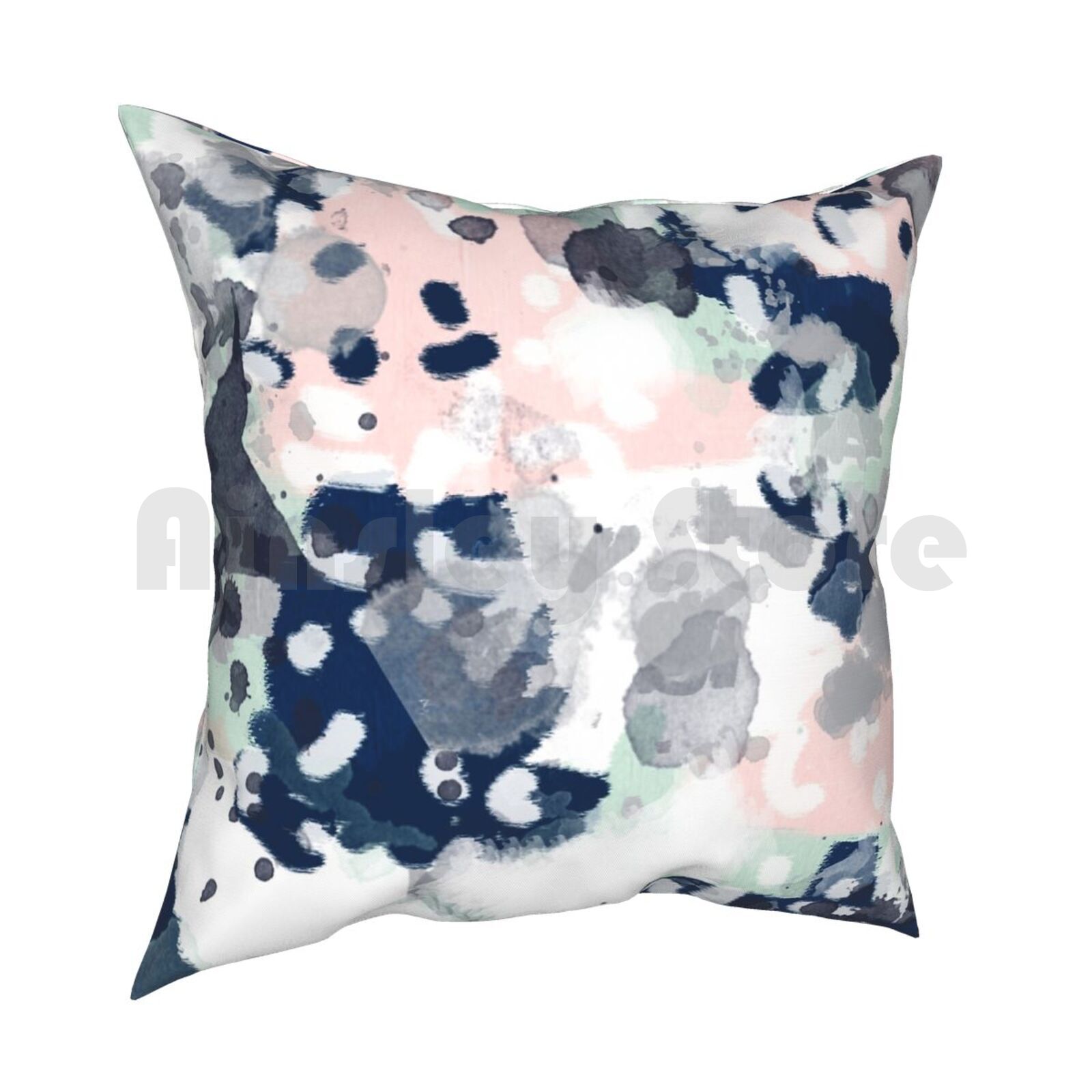 Melia-Abstract Minimal Paintin - đánh giá và giá Baby Nursery Pillow