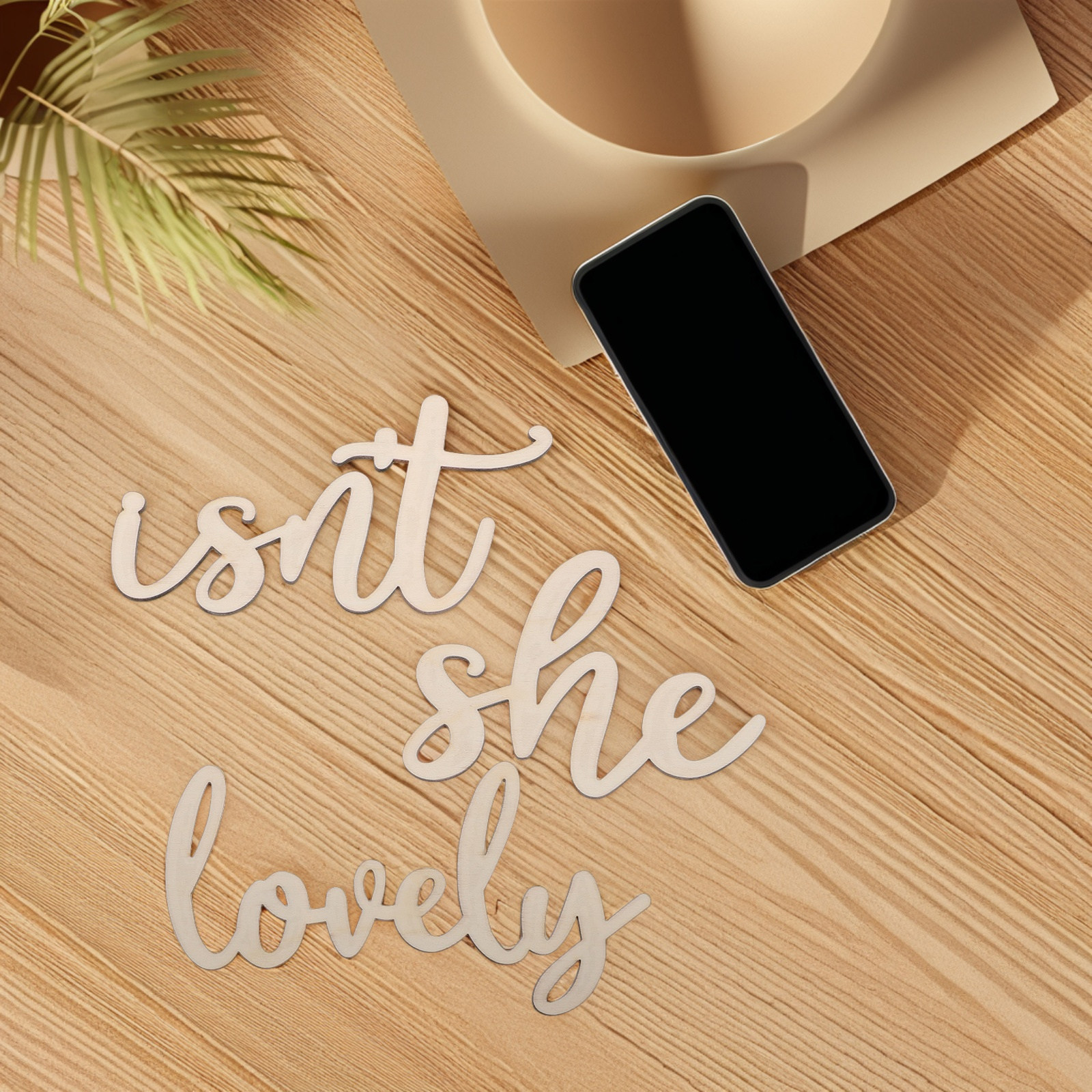 Isn't She Lovely Wooden Wall S - đánh giá và giá Baby Nursery Art