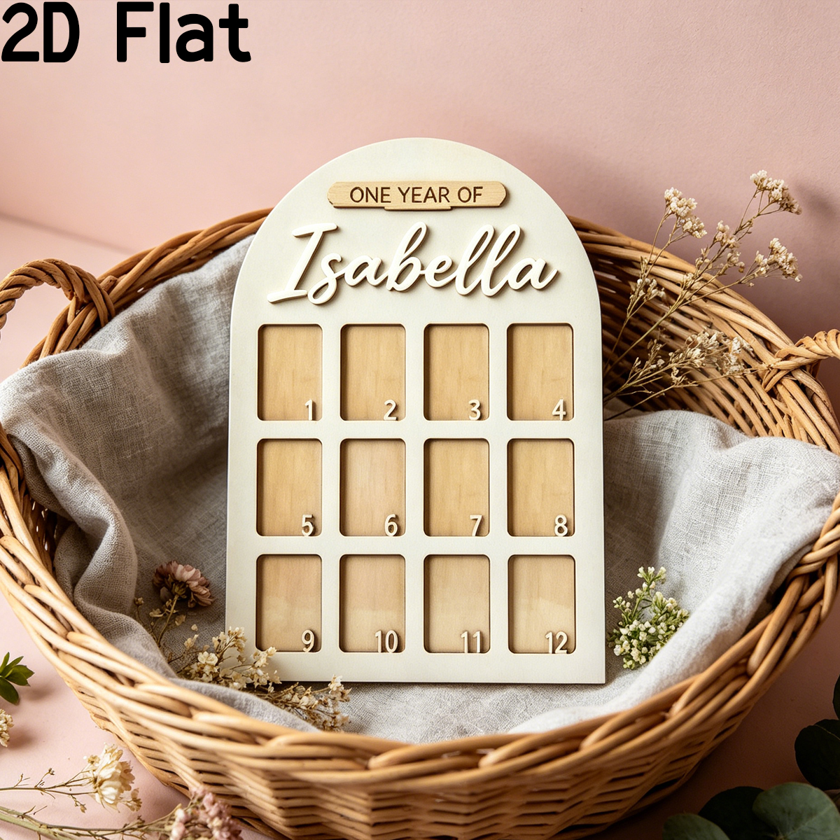 1Pc Custom Photo Record Board  - đánh giá và giá Baby Nursery Decorations