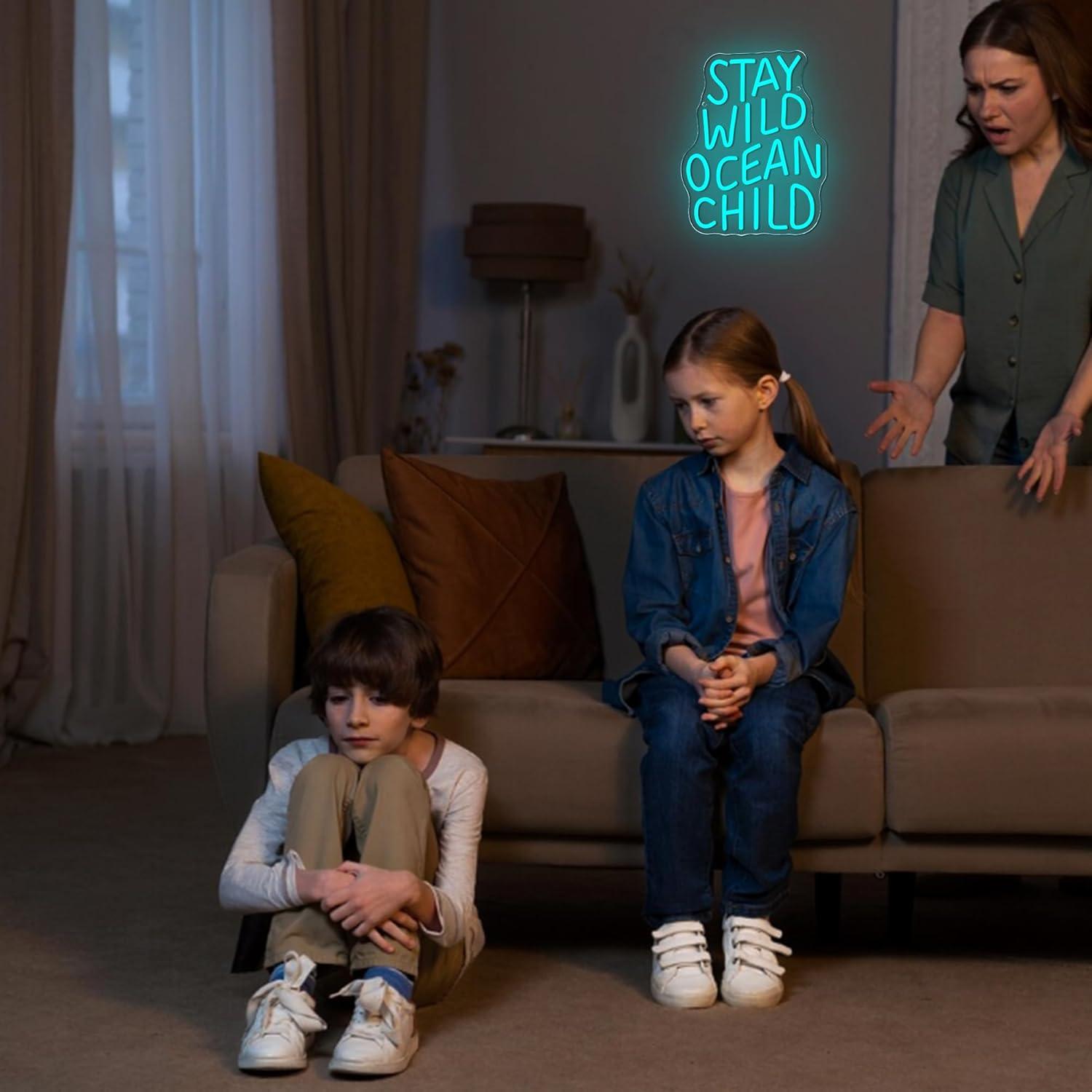 Stay Wild Ocean Child Neon Sig - đánh giá và giá Baby Nursery Light