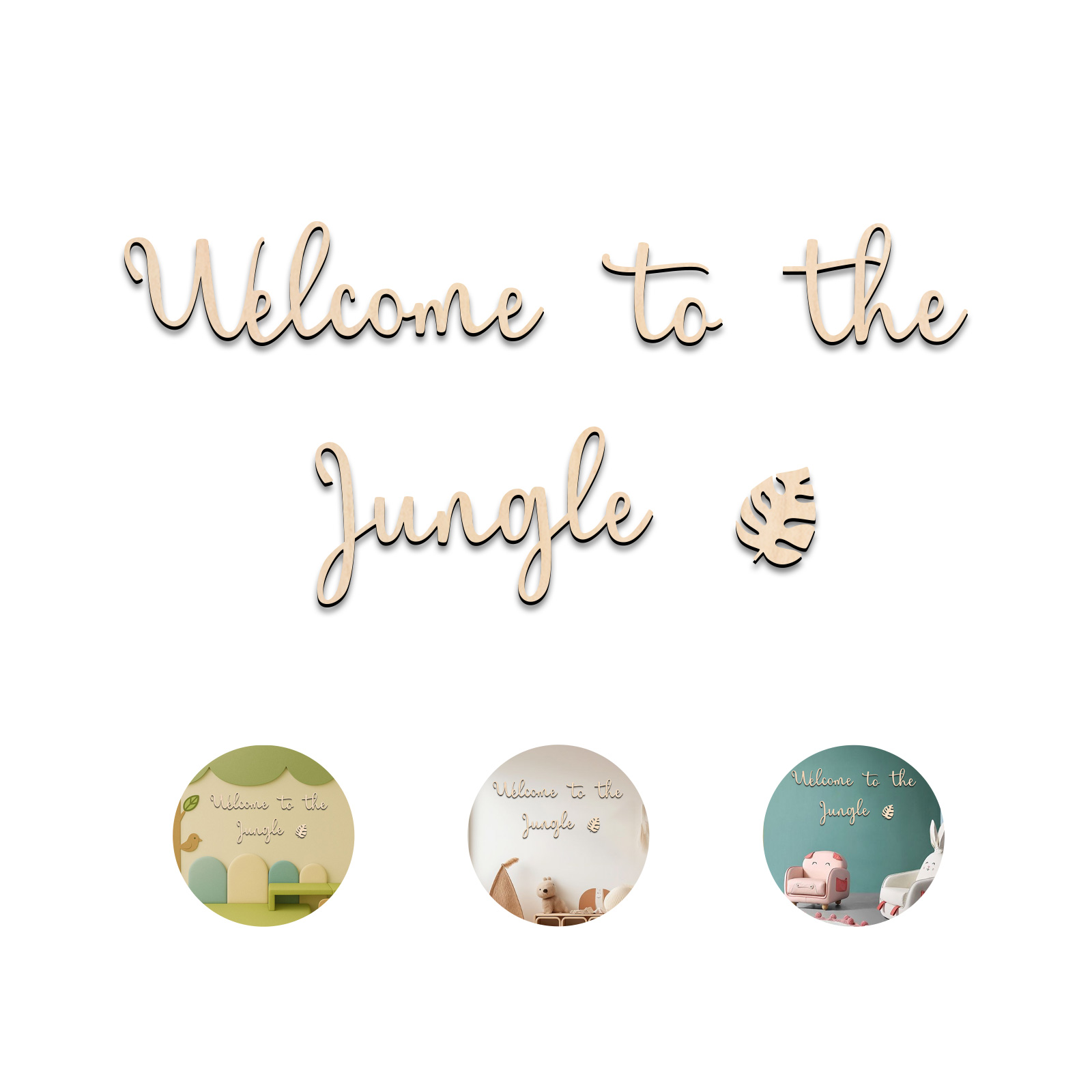 Welcome to the Jungle Wooden S - đánh giá và giá Baby Nursery Animal Theme