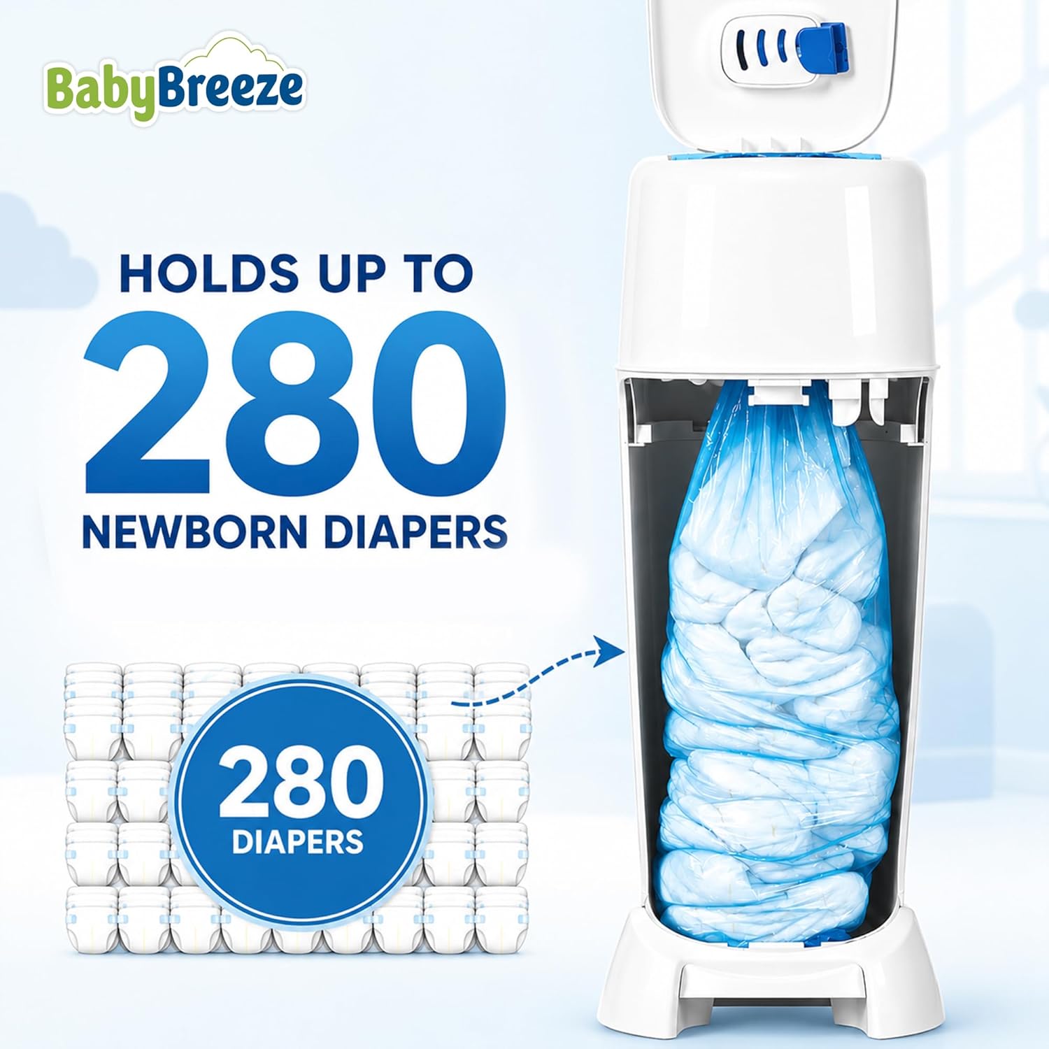 Odor Locking Diaper Pail Refil - đánh giá và giá Diaper Pail Odor
