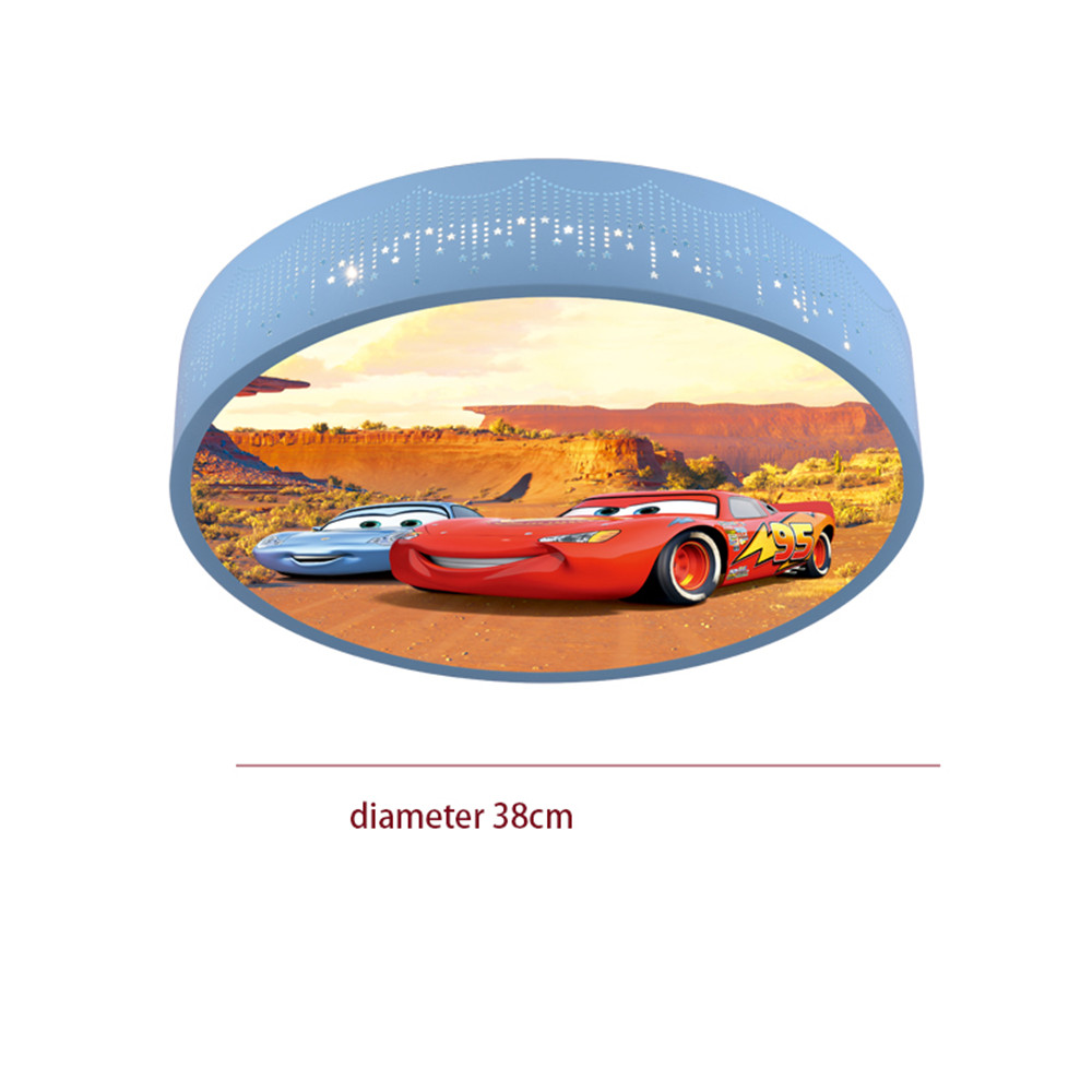 Cartoon Car Round Led Ceiling  - đánh giá và giá Baby Nursery Light