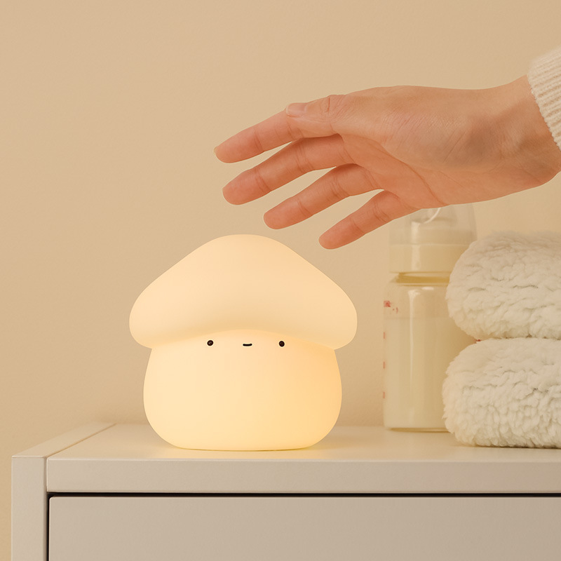 1Pcs Mushroom Head Silicone Ni - đánh giá và giá Baby Nursery Light