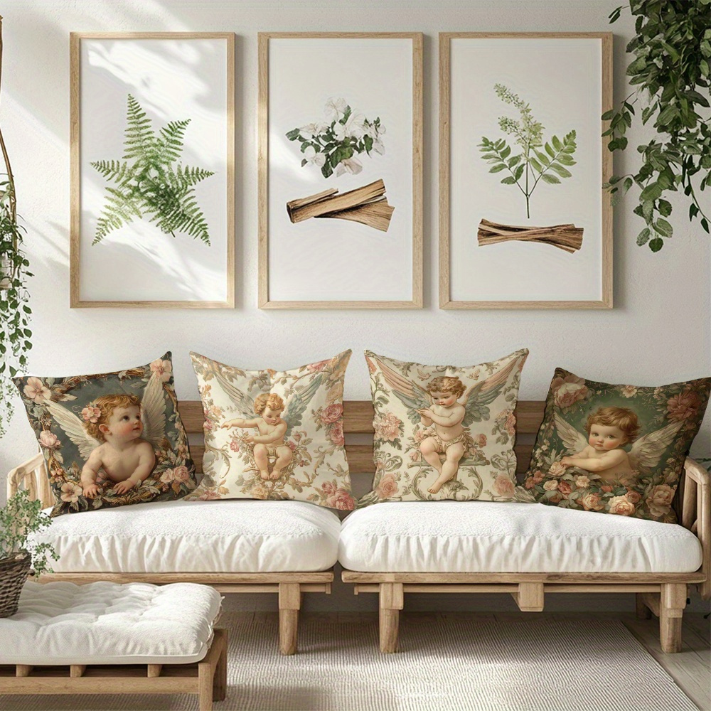 Printed Angel Floral Pillow Co - đánh giá và giá Baby Nursery Pillow