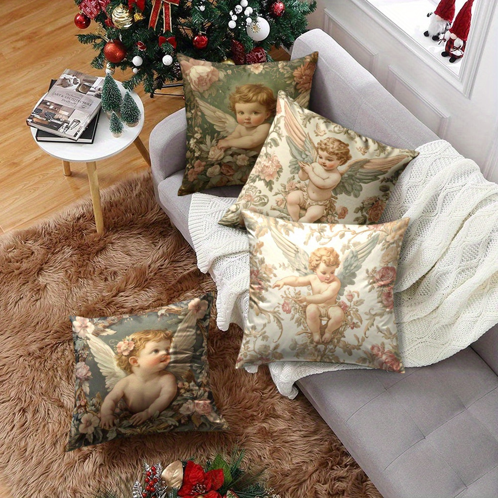 Printed Angel Floral Pillow Co - đánh giá và giá Baby Nursery Pillow