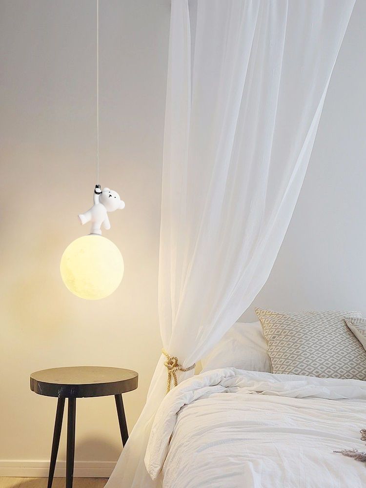Bear Lamp Cartoon Nursery Room - đánh giá và giá Baby Nursery Light Fixture