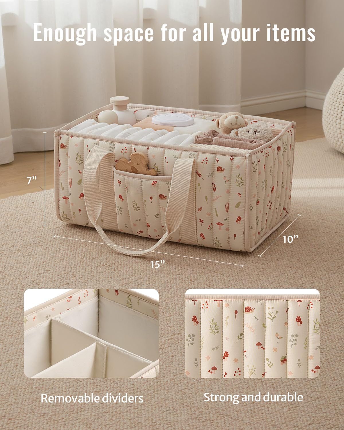 Diaper Caddy Organizer, Stylis - đánh giá và giá Baby Bag Nursery