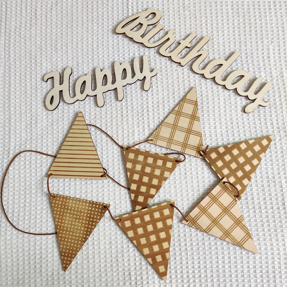 Nordic Wooden Triangle Flag Wa - đánh giá và giá Baby Nursery Bunting