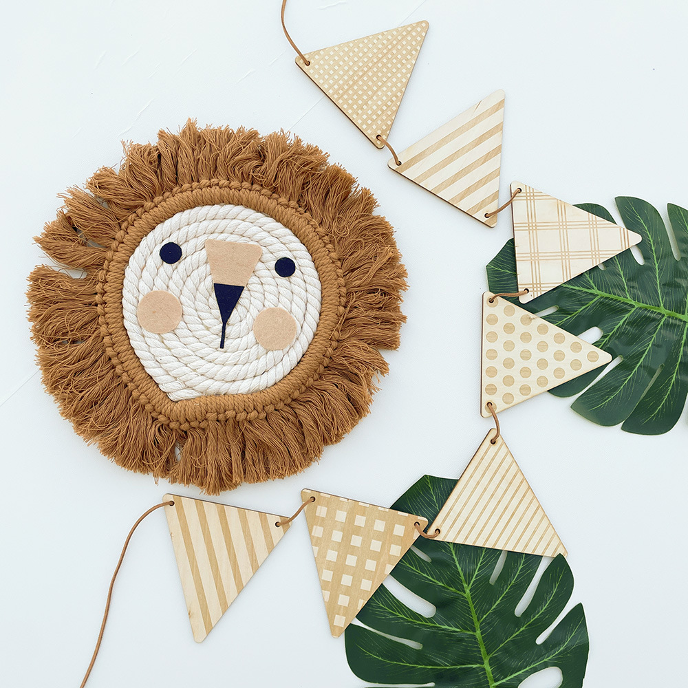 Nordic Wooden Triangle Flag Wa - đánh giá và giá Baby Nursery Bunting