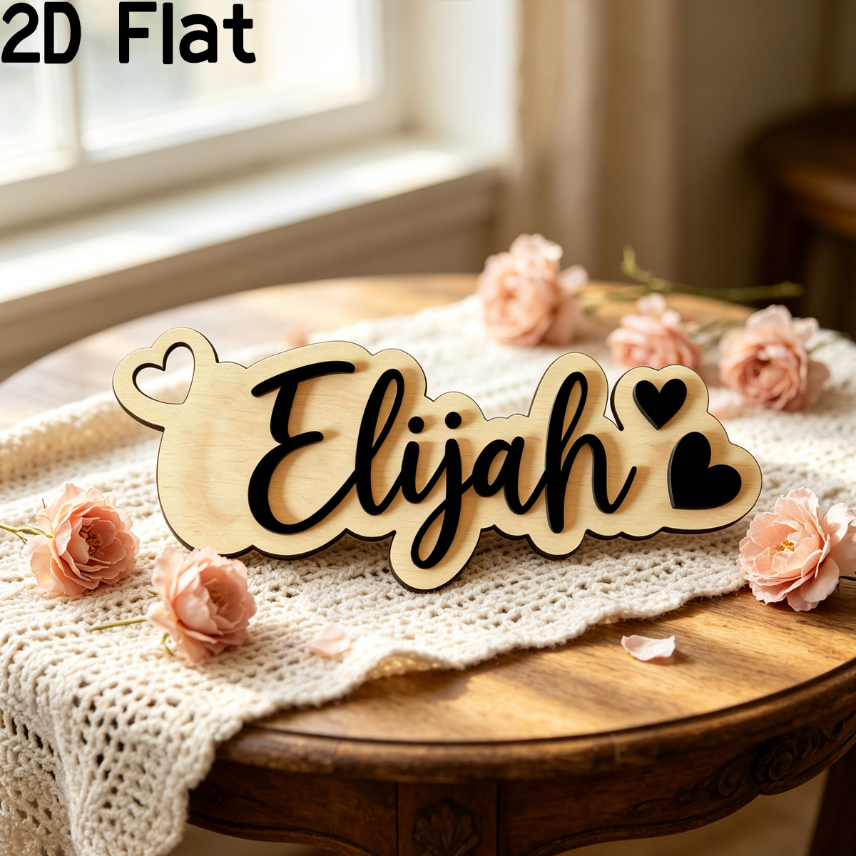 1Pc Custom Love Decor Wooden A - đánh giá và giá Baby Nursery Decorations