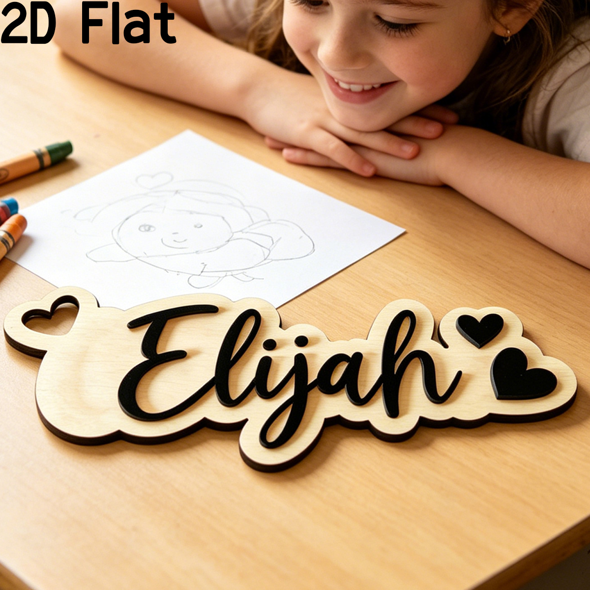 1Pc Custom Love Decor Wooden A - đánh giá và giá Baby Nursery Decorations