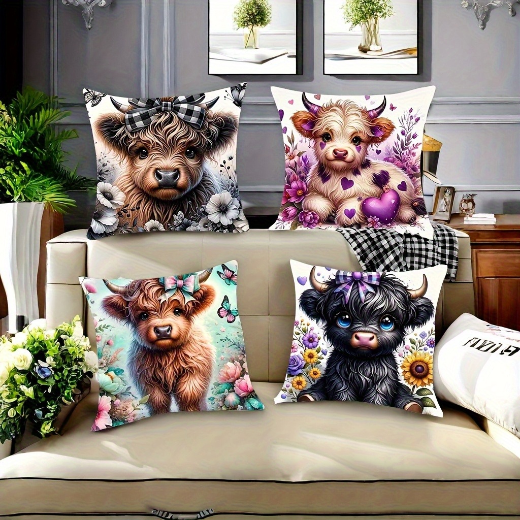 Cute Baby Cow Pillowcase Set f - đánh giá và giá Baby Nursery Pillow