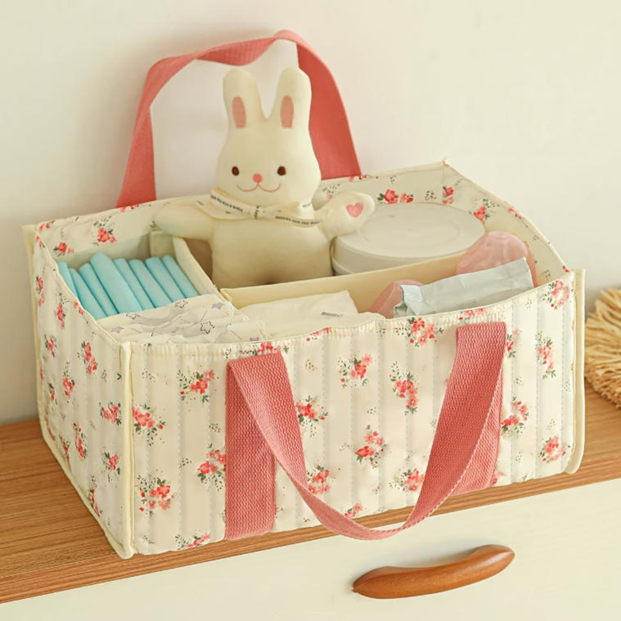 Floral Diaper Caddy Organizer, - đánh giá và giá Baby Bag Nursery
