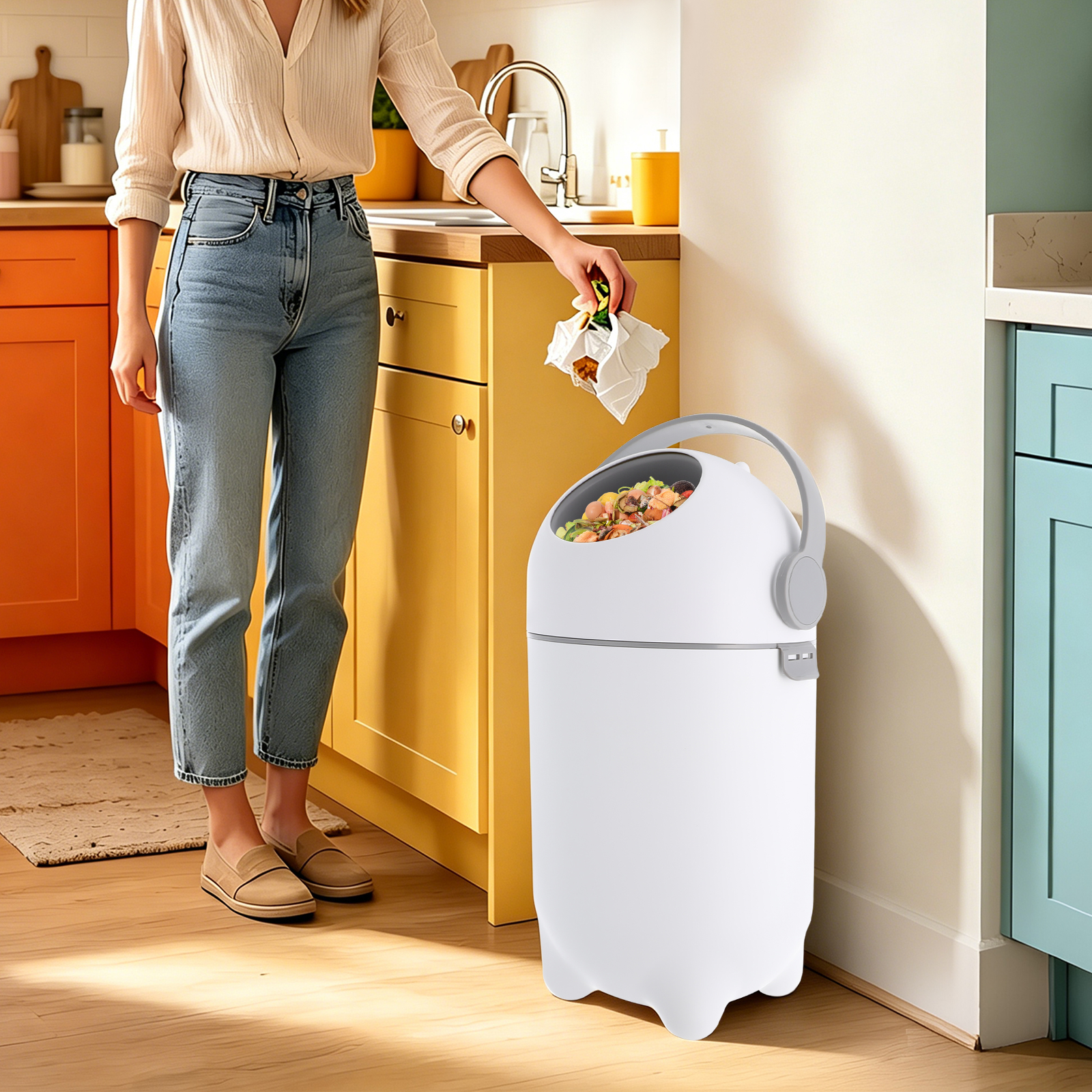 Diaper Pail with Airtight Lid, - đánh giá và giá Diaper Pail Odor