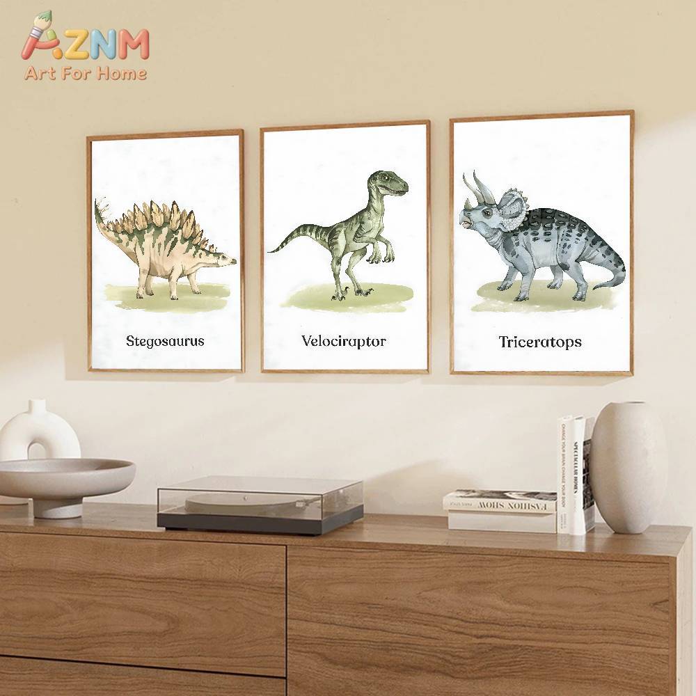 AZNM Cute Cartoon Animal Canva - đánh giá và giá Baby Nursery Art