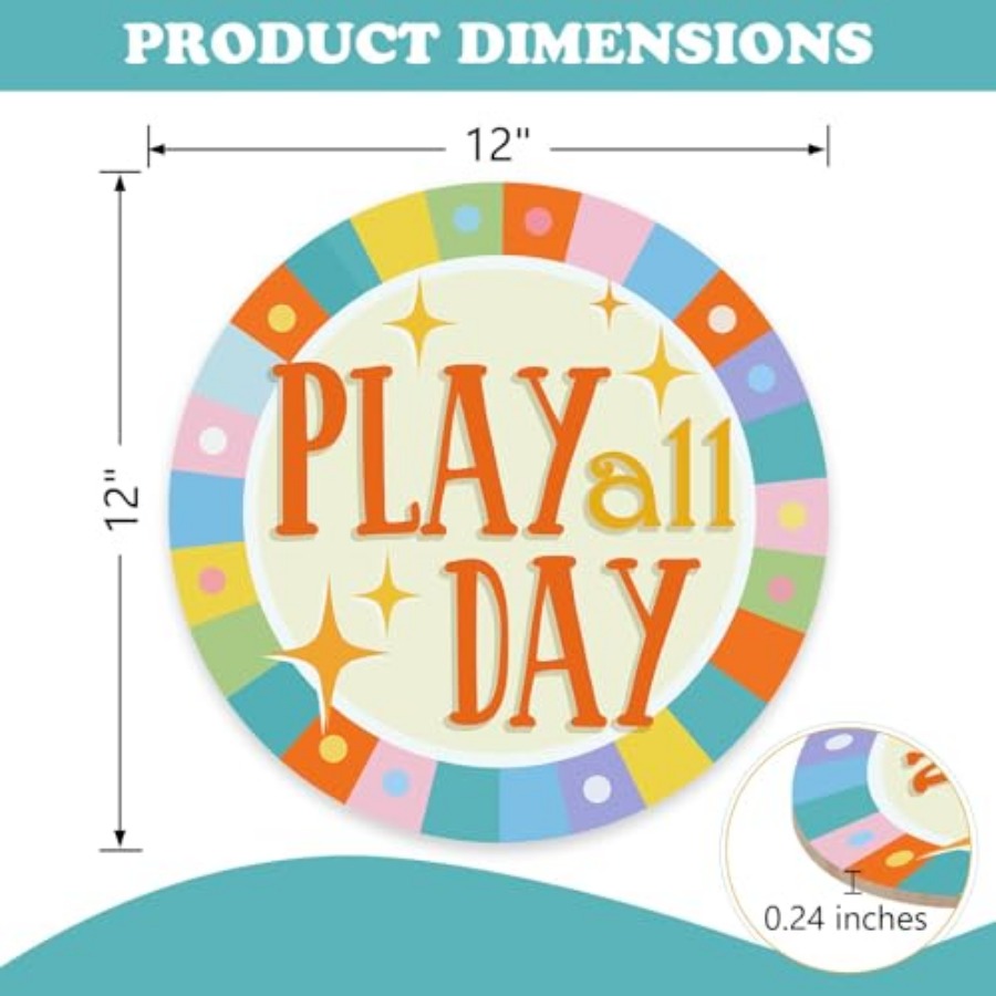 Play All Day Front Door Sign,  - đánh giá và giá Baby Nursery Decorations
