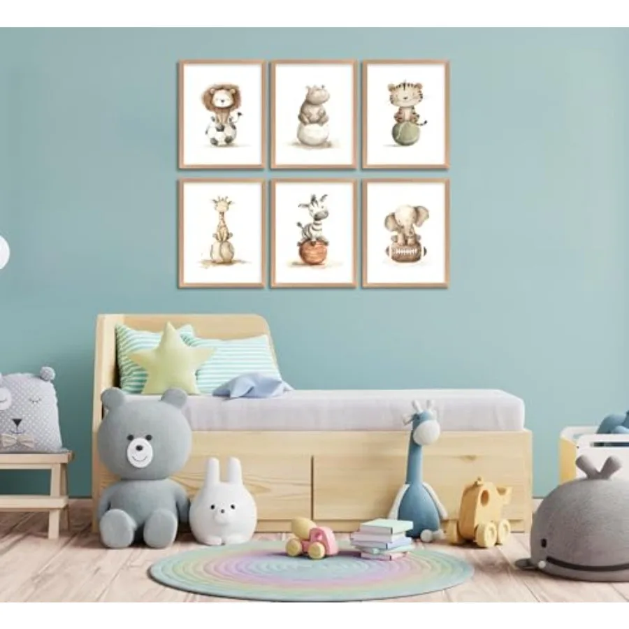 Nursery wall art for baby boy' - đánh giá và giá Baby Nursery Animal Theme