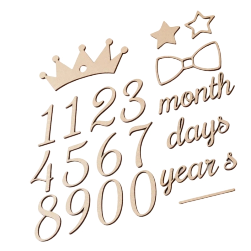 Wooden Milestones Number and W - đánh giá và giá Baby Nursery Age