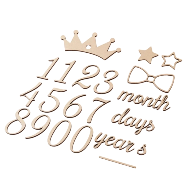 Wooden Milestones Number and W - đánh giá và giá Baby Nursery Age