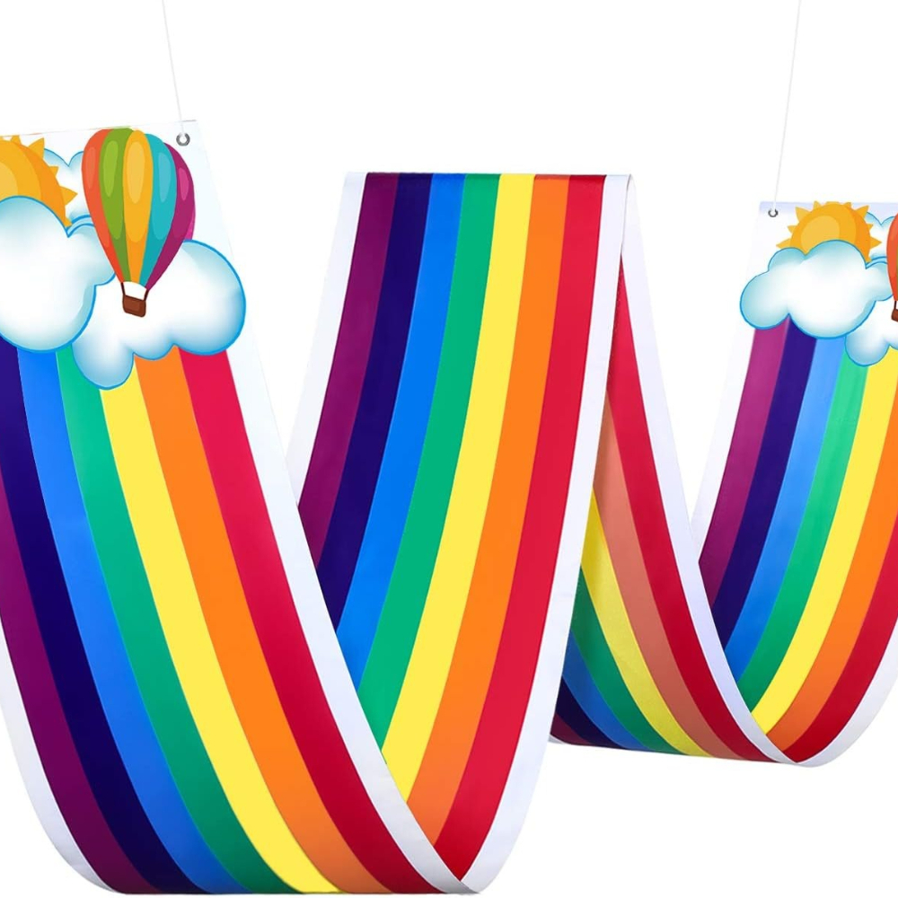 11.8ft Rainbow Ceiling Hanging - đánh giá và giá Baby Nursery Bunting