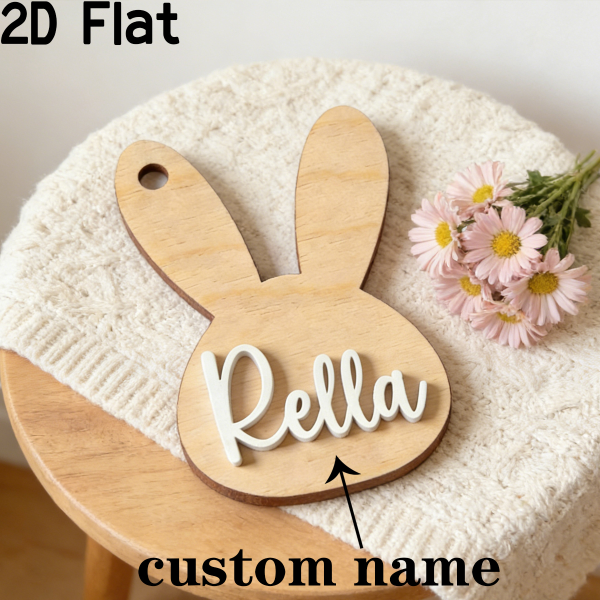 1Pc Custom Cute Animal Rabbit  - đánh giá và giá Baby Nursery Decorations